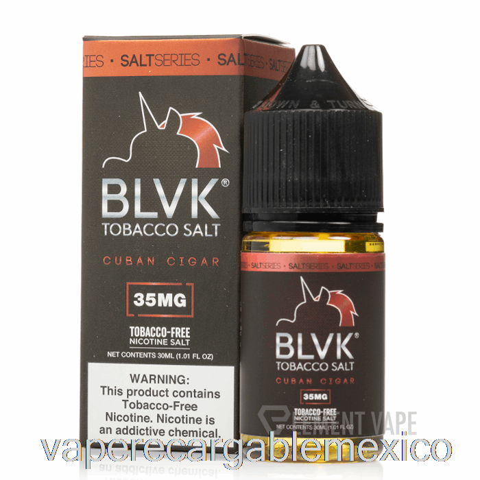 Vape Recargable Cigarro Cubano Sal - Blvk - 30ml 50mg
